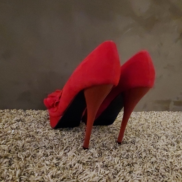 Rue 21 Red High Heels - Picture 3 of 3